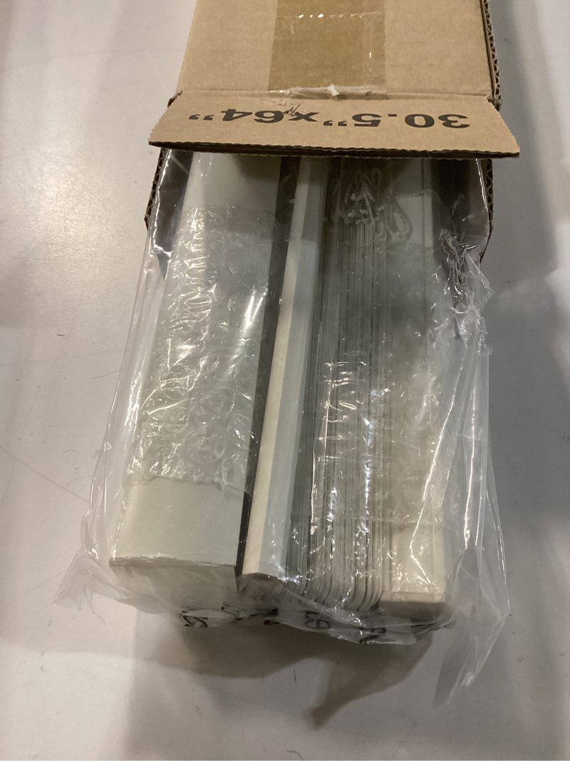 Condition photo showing Good Condition for LazBlinds Cordless Beige 1” Light Filtering Vinyl Mini Blinds, 30.5" W X 64" H Horizontal Window Blinds for Home, Cordless Shades for Indoor Windows Beige 30.5"W X 64"H