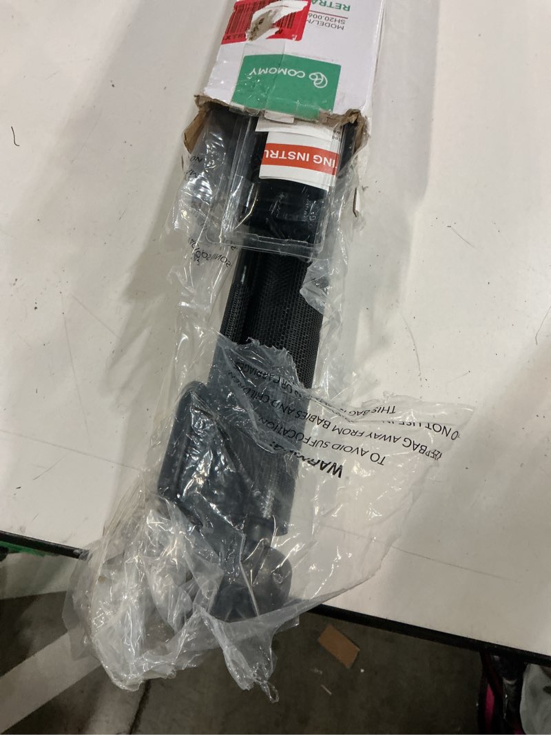 Condition photo showing Good Condition for COMOMY Retractable Baby Gate for Stairs, 0-71" Mesh Dog Gate for House Doorways Hallways, 33" Tall Extra Wide Child Safety Gate for Kids Pets, Indoor and Outdoor (Black)