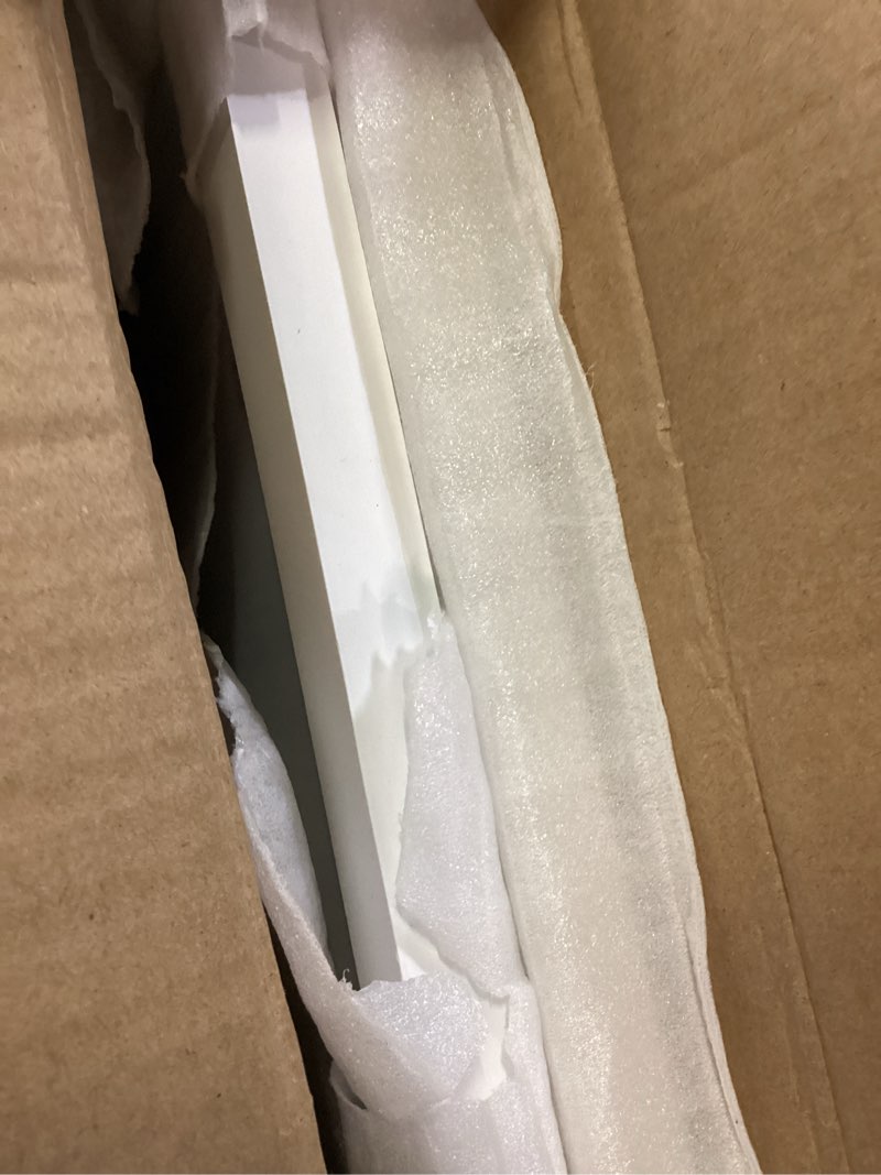 Condition photo showing Good Condition for kinlink a1 picture frame white, solid wood frame with acrylic plexiglass for pictures a2 with mat or a1 without mat, wall display poster frame 2 pack white 23.4 x 33.1 in