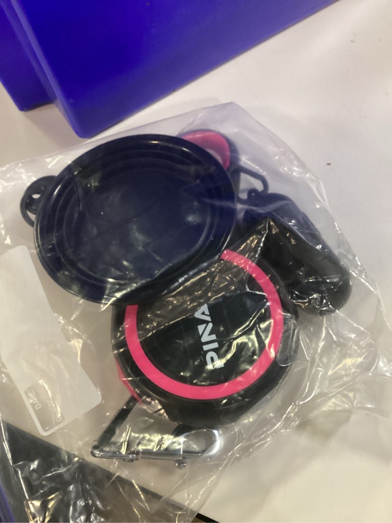 Condition photo showing Good Condition for PINA Retractable Dog Leash, 26ft Dog Leash for Small Medium Large Dogs Up to 110lbs, 360° Tangle-Free Strong Reflective Nylon Tape, with Anti-Slip Handle, One-Handed Brake, Lock - Black Pink 26 ft Black Pink