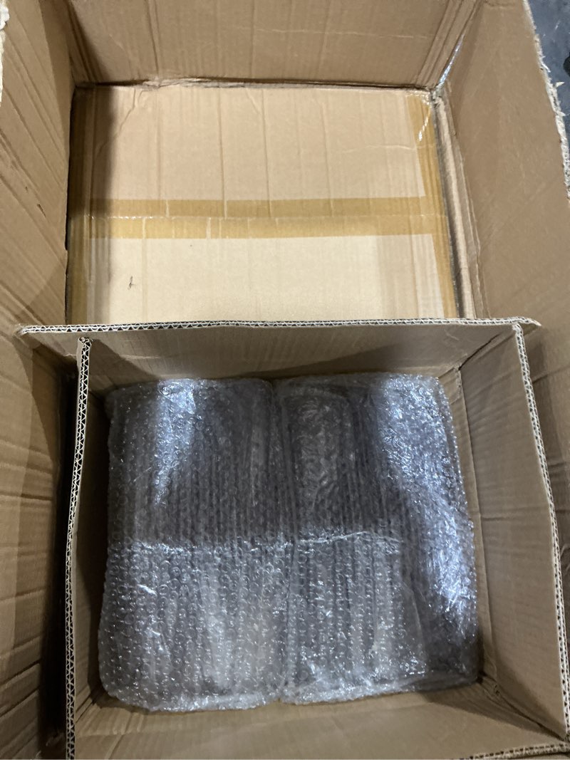 Condition photo showing Good Condition for dandat 100 pcs clear round charger plates 13 inch plastic dinner decorative charger service plates with beaded rim for wedding birthday party events dinner table decoration(clear)