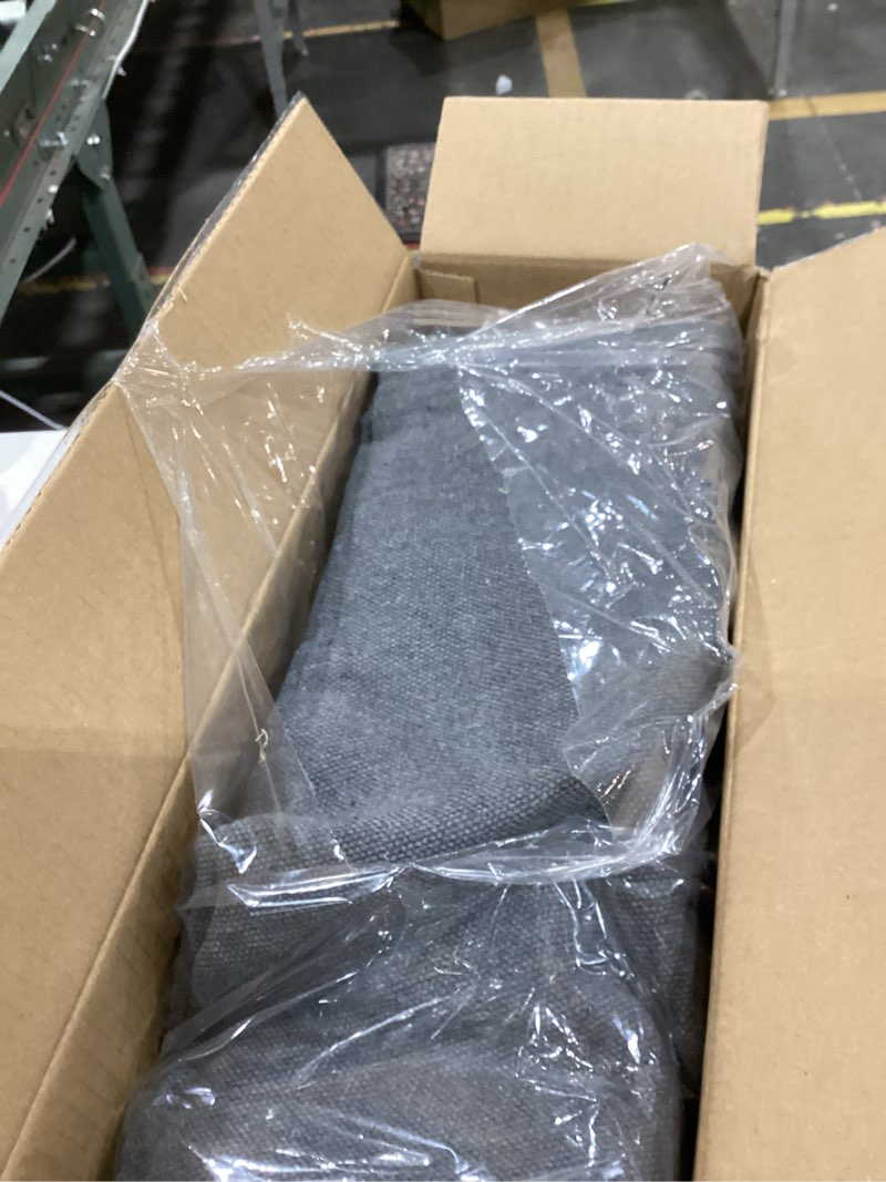 Condition photo showing As Is for Y- STOP Hammock Chair Hanging Rope Swing Chair, Max 500 Lbs, 2 Seat Cushions Included, Removable Steel Spreader Bar with Anti-Slip Rings, Hardware kit-for Indoor Outdoor(Dark Grey) pcs