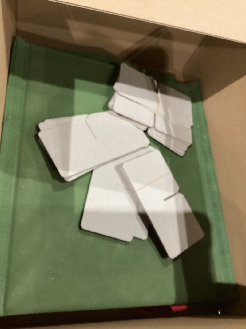 Condition photo showing Good Condition for ZOBER Large Christmas Ornament Storage Box - Stores 80 3" Ornaments, With Dividers - With Large Compartment for Figurines, and Accessories, Durable Christmas Containers Holder, 4 Extra Pockets - Green 80 - 3" Ornaments Green