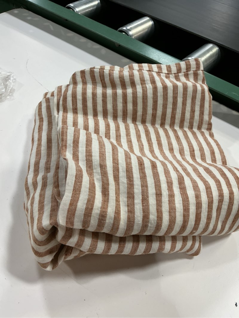Condition photo showing As Is for 20x30 pillow european linen duvet cover(quince)