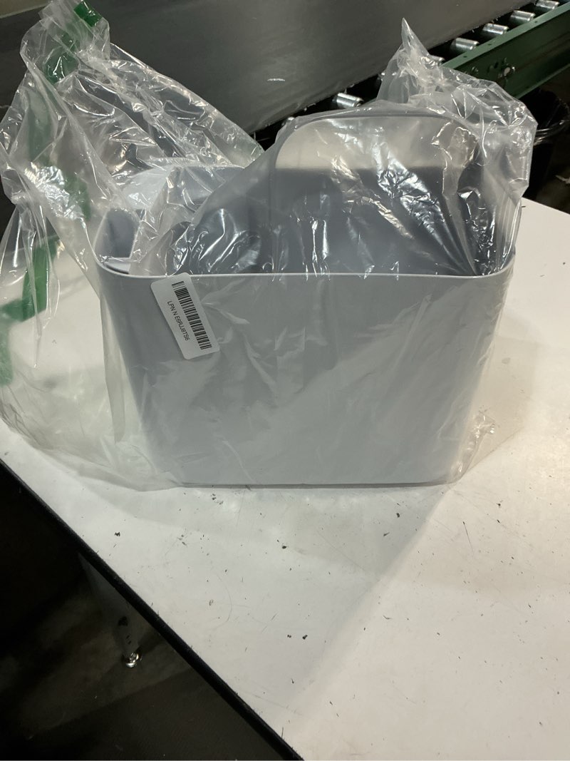 Condition photo showing Good Condition for mopup bathroom trash can, automatic bagging garbage can, 3.5 gallon slim smart small plastic trash bin, narrow motion sensor trash can for bedroom, office white large - automatic sensor trash can