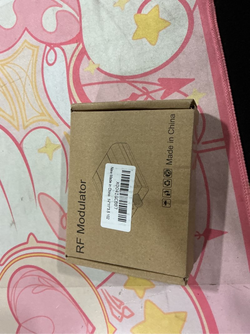 Condition photo showing As Is for HDMI to RF Modulator, HDM61 VHF HDMI to RF Converter Adapter for TV NTSC Format Output, 1080P PLL Control for Home TV Game Console