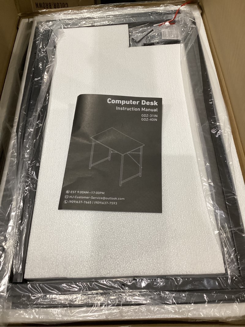 Computer desk, black 