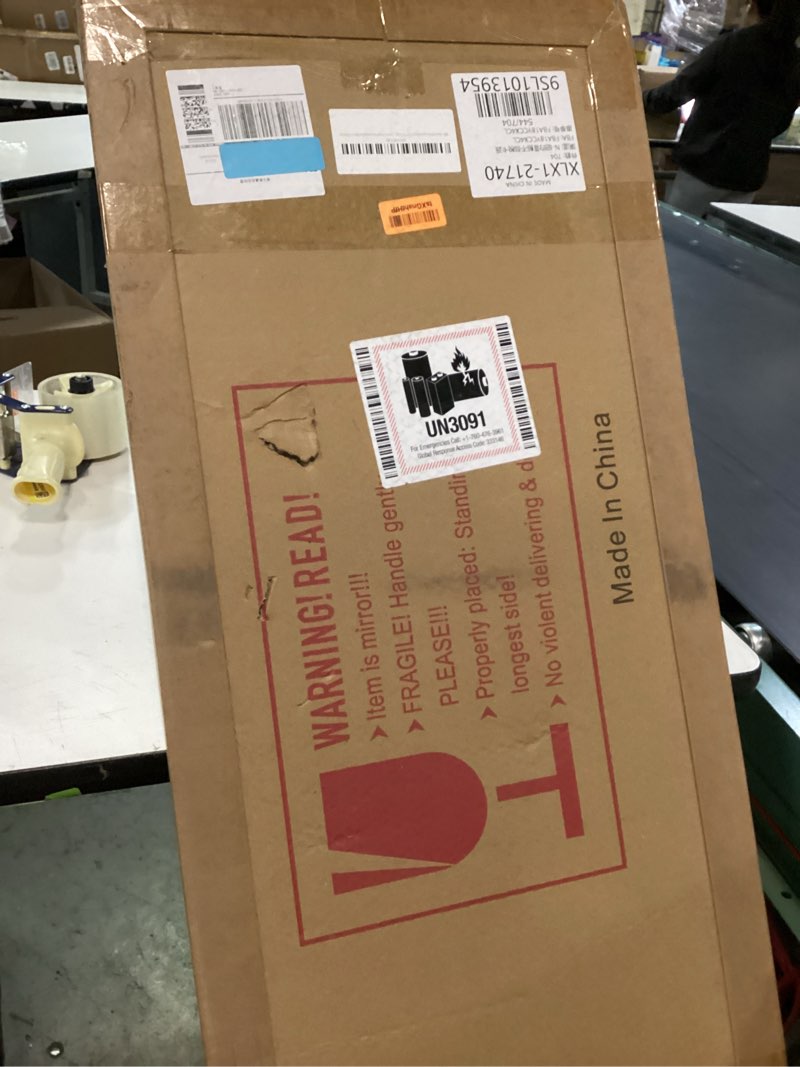 Condition photo showing Good Condition for Koonmi Full Length Mirror with LED Lights, 60"x16" Lighted Mirror with Remote Control, RGB Color Changing Lights, 7 Dynamic Modes, Dimmable Brightness Rgb Mirror-rectangular 60"L x 16"W