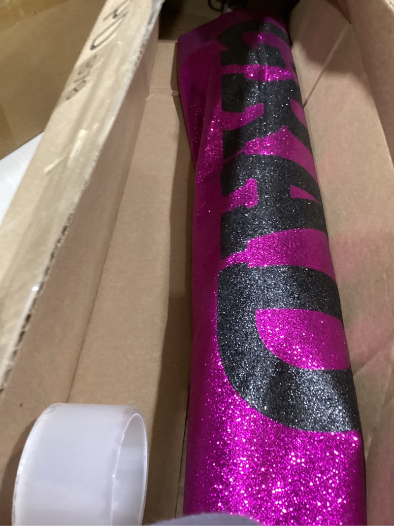 Condition photo showing Good Condition for sliner glitter purple congrats grad carpet runner rug for graduation prom party decorations 2ft x 15ft glitter graduation runway rug for prom party decor aisle runner for school college grad ceremony