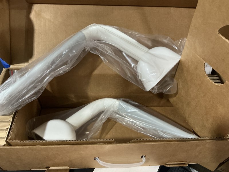 Condition photo showing New/Like New for dozawa toilet safety rails for seniors, heavy duty toilet rails with foldable handles, space-saving toilet assist arms, toilet bars for elderly, pregnant, mobility impaired, support up to 480lbs medium