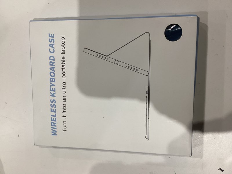 Condition photo showing New/Like New for Harvopu Compatible for iPad 11th 10th Generation Case with Keyboard, Folio Cover with Pencil Holder, Multi-Touch Trackpad, 7 Color Backlit, Detachable Keyboard for iPad (A16) 11th/10th Gen (Navy Blue)