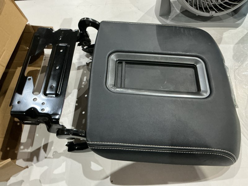 Condition photo showing As Is for center console armrest lid compatible with 14-20 chevrolet gmc