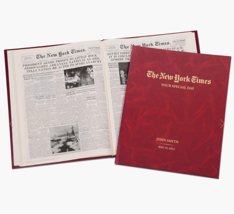 The Complete New York Times Of Your Birth Date