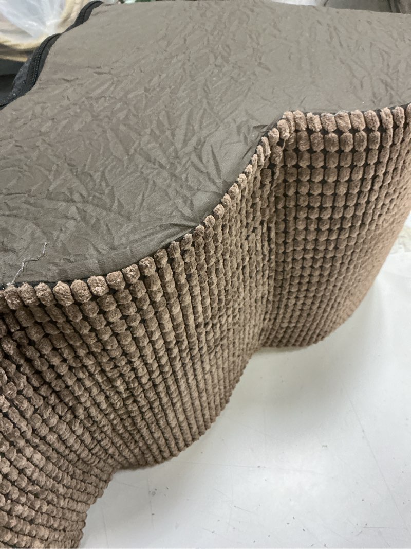 Condition photo showing Good Condition for (Similar colors)Dog Stairs for Small Dogs, Wide Pet Step with Removable Cover, No Assembly High Density Foam Cat Ramp for Bed or Sofa, 3-Step, brown 3 15.7x22.8x15.7in