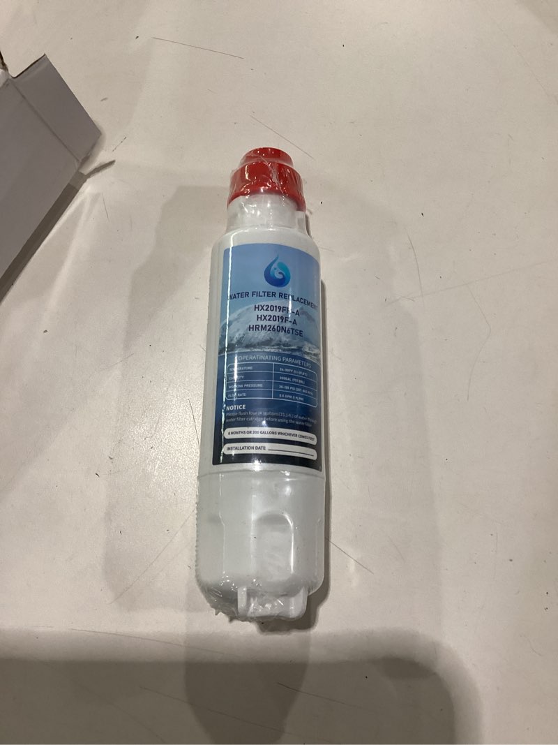 Condition photo showing New/Like New for hx2019f-a hx2019fr-a water filter replacement, compatible with hisense hrm260n6tse, hrfd560sw, hrcd585bw, hrfd634bw, hrcd650bw, hrcd586tbwb and mora mrm260n6tse