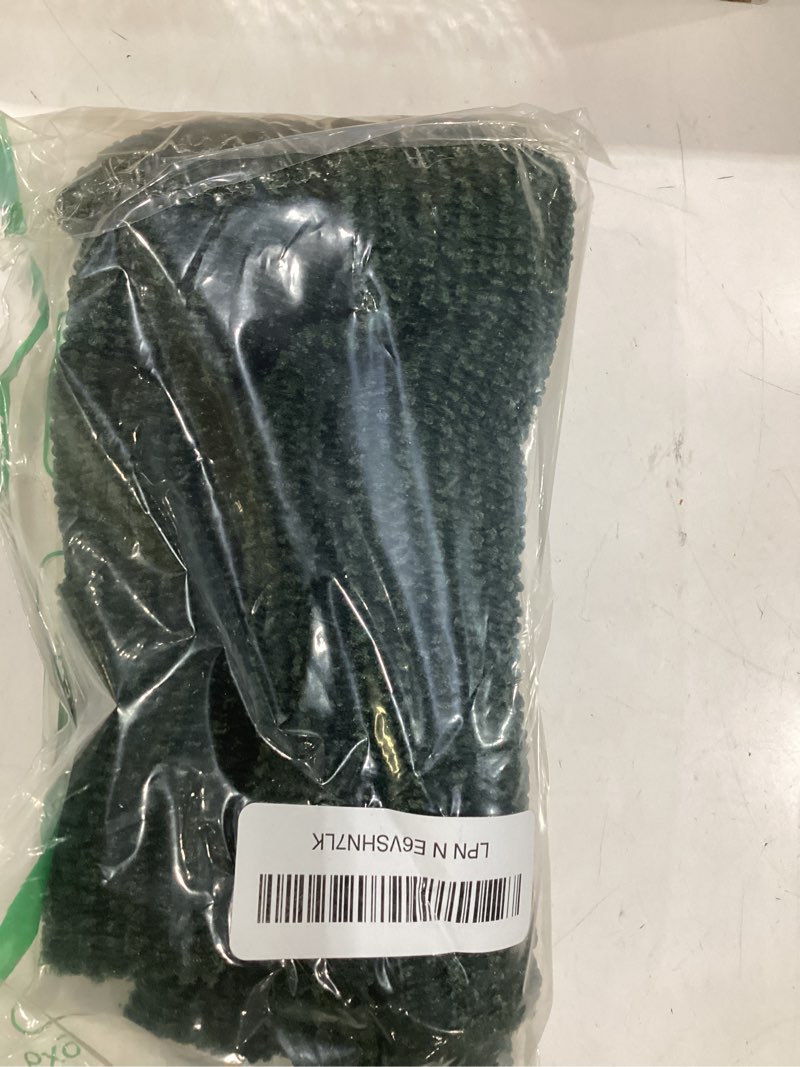 Condition photo showing New/Like New for goshi exfoliating shower towel - rip-resistant exfoliating washcloth for all skin types - moss green - made in japan