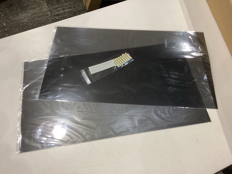 Condition photo showing New/Like New for [2-pack] 27 inch privacy screen for computer monitor 16:9 aspect ratio, eye protection anti blue light glare shield, 27inch removable black blackout anti spy desktop security private filter 27''(16:9)