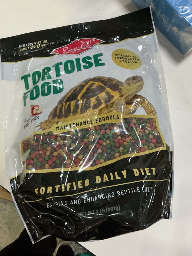 Condition photo showing item condition for Rep-Cal Adult Tortoise Food - 2 lbs