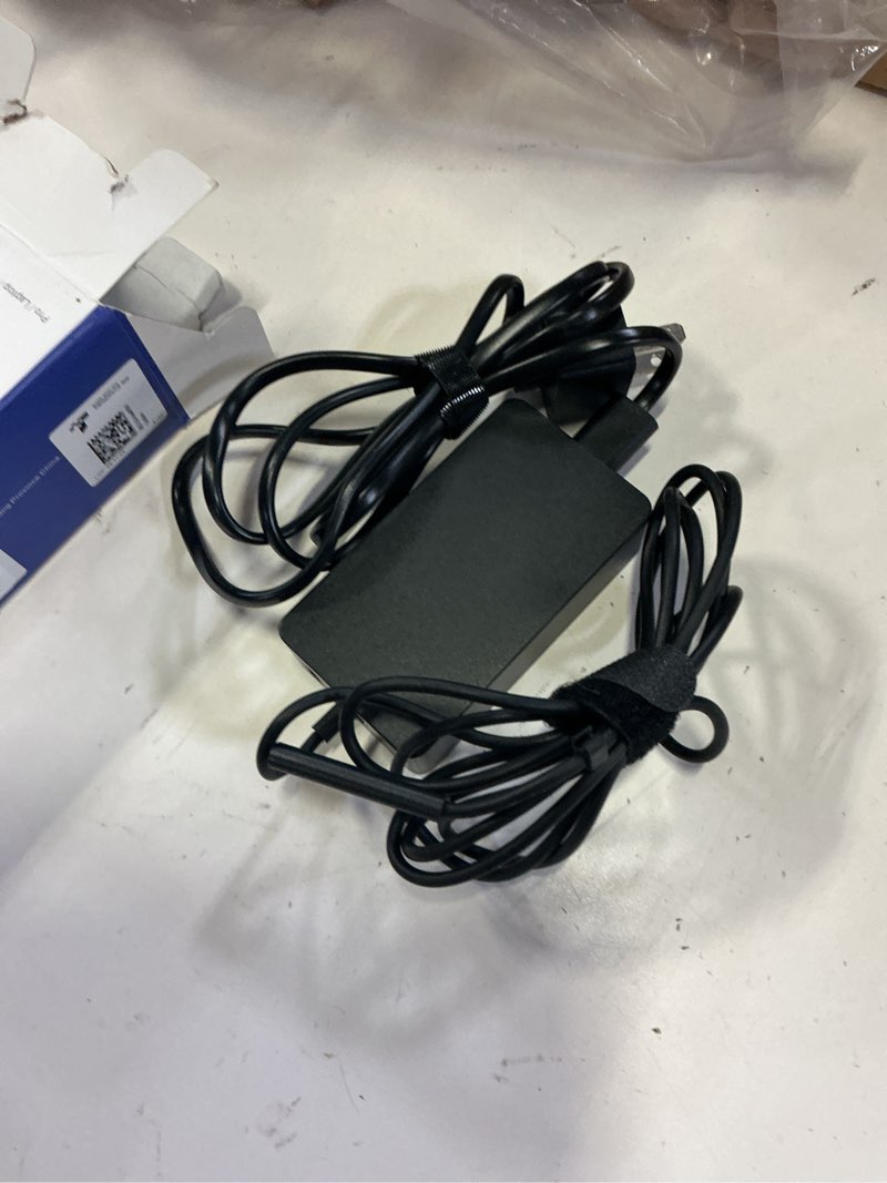 Condition photo showing Good Condition for 65w charger compatible with microsoft surface pro 11, 10, 9, 8, 7+, 7, 6, 5, 4, 3, x, power adapter for windows surface laptop 7/6/5/4/3/2/1, go tablet, book 3/2/1, support 44w, 36w, led, 10ft black