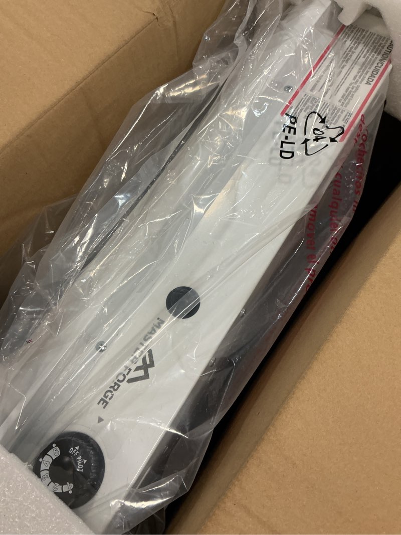 Condition photo showing As Is for Master Forge 30000 -BTU Wall -Mount Indoor/Outdoor Natural gas