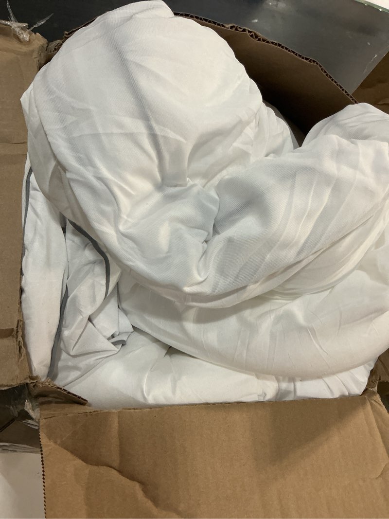 Condition photo showing As Is for HOMBYS 2 Inch Thick Queen Size Sofa Bed Mattress Protector, 60'' x 72'' Waterproof Mattress Pad Cove