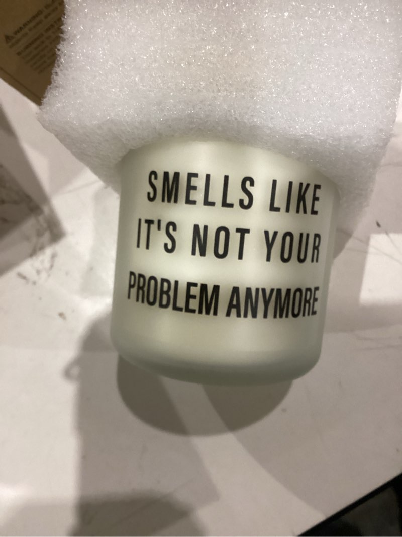 Condition photo showing Good Condition for Retirement Gifts for Women Men, Funny Retiring Farewell Gifts for Coworkers Boss, Retired Gift for Friend Nurse Teacher Dad Mom, Goodbye Leaving Job Divorce Breakup Going Away Present Candle Smells Like It's Not Your Problem Anymore