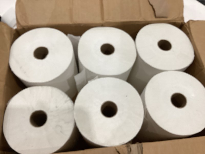 Condition photo showing Good Condition for scott professional universal 100% recycled fiber hard roll paper towels, bulk (56158), hardwound 1.5" core, absorbency pockets, compressed, white (6 rolls at 800' each, 4,800'/case) 800 feet per roll (6 rolls) white