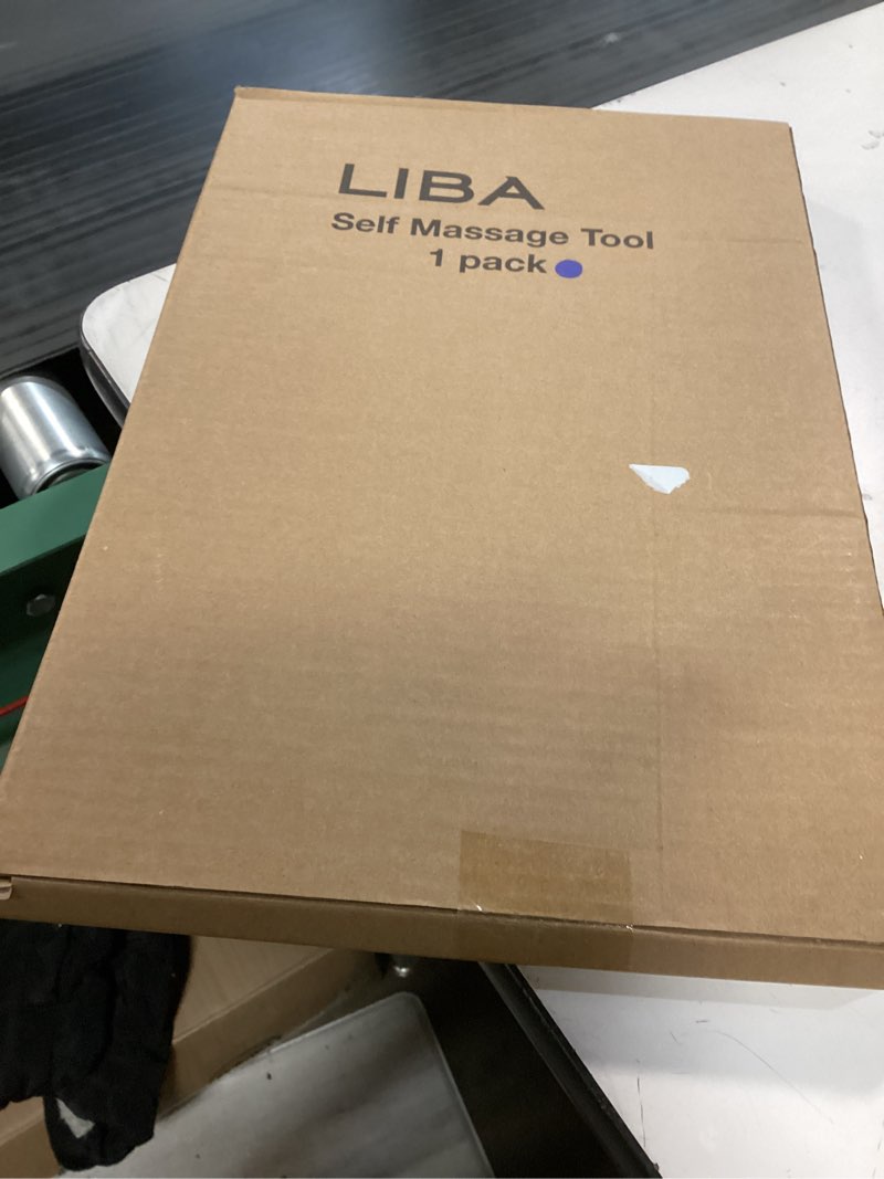 Condition photo showing Good Condition for LiBa Back and Neck Massager - Trigger Point Massage Tools for Pain Relief and Manual Massage Hook Therapy Handheld Back Neck Shoulder Massager Blue - Gift for Women & Men A. Blue