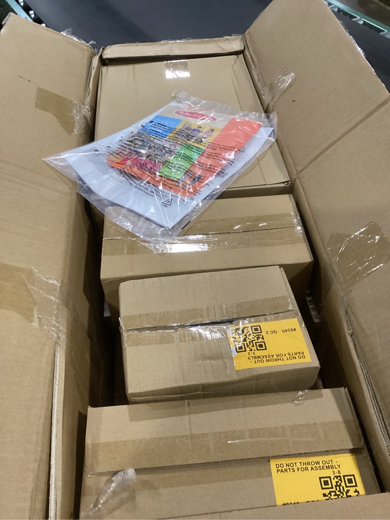 Condition photo showing Good Condition for Melissa & Doug, Fresh Mart Pretend Grocery Store, Kids Cash Register with Scanner, Shelves, & Conveyor Belt, Kids Toys for Girls & Boys