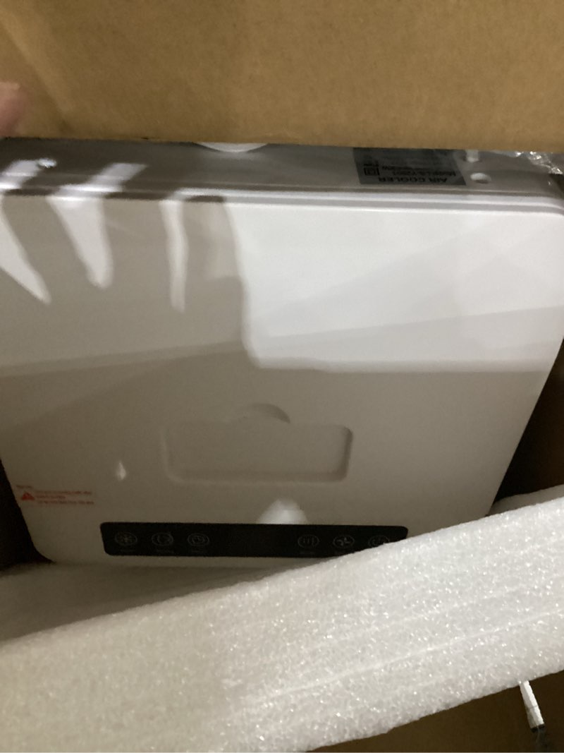 Condition photo showing Good Condition for portable air conditioners, swamp cooler portable ac unit for room, windowless cooling fan that blow cold air w/remote 5l tank 12 speeds 9h timer, evaporative air cooler for bedroom garage (white)