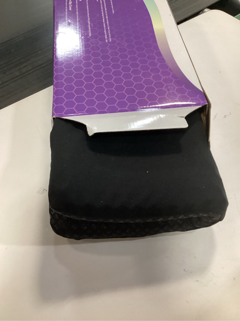 Condition photo showing Good Condition for Gel Seat Cushion, Cooling seat Cushion (Super Large & Thick), Breathable Honeycomb Design Absorbs Pressure Points Seat Cushion, Gel Cushion for Office Chair, Home Car seat Cushion for Wheelchair Blue