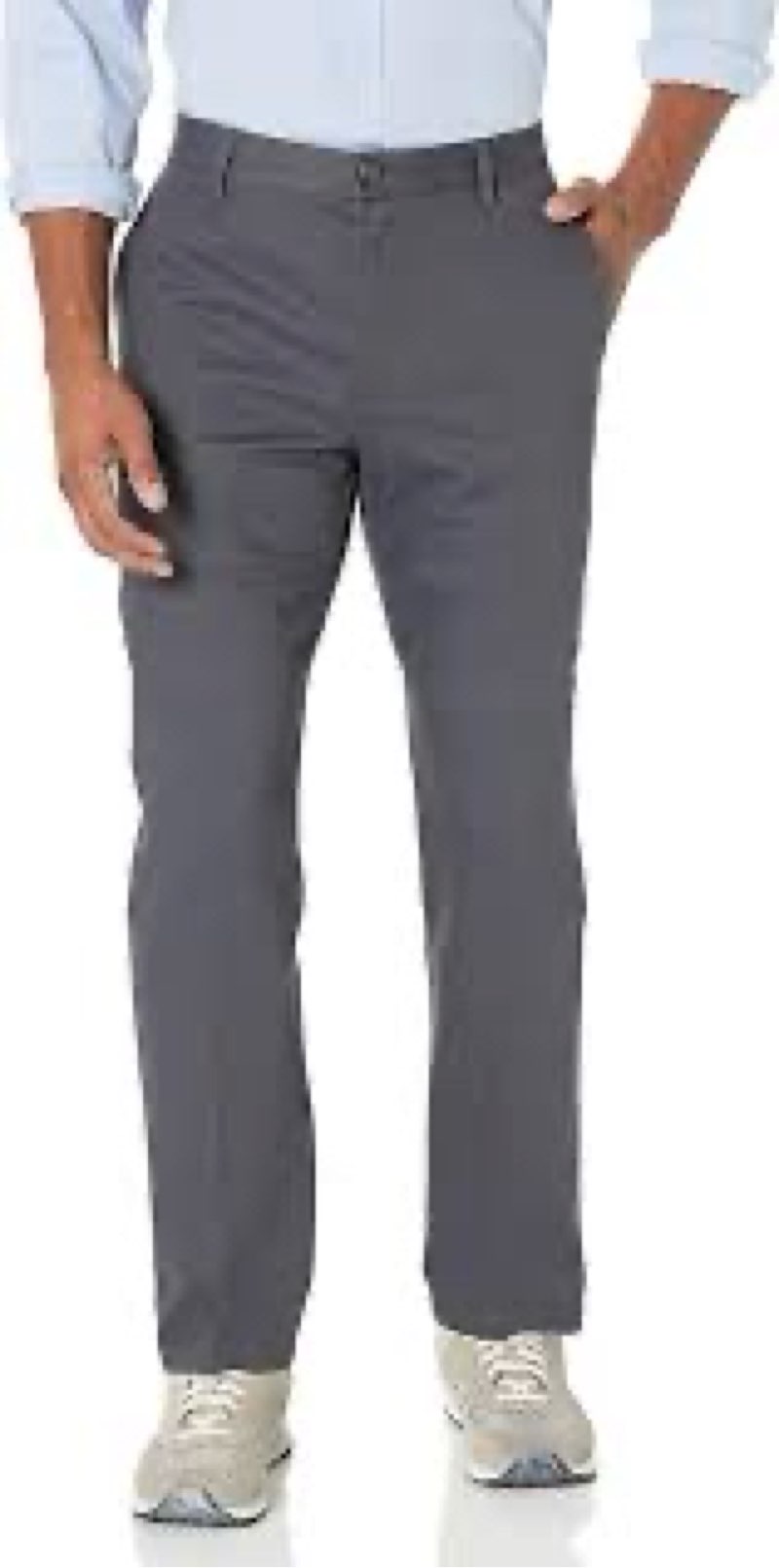 Goodthreads Men's Skinny-Fit Washed Chino Pants, -Grey, 38W x 30L