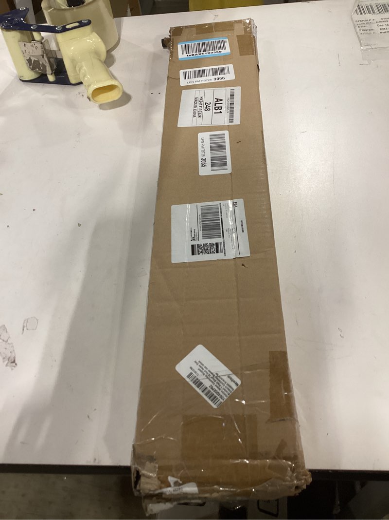 Condition photo showing Good Condition for Hidden Island Countertop Support Bracket 1 Pack Black 26 Inch Heavy Duty Granite Countertop Bracket Iron Island Support Brackets for Granite Quartz Wood 26 inch Black-1 Pack