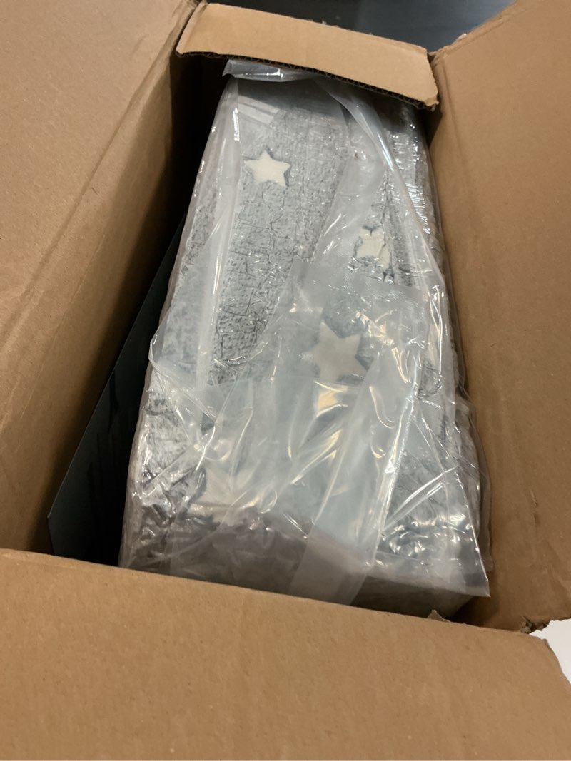 Condition photo showing New/Like New for MeMoreCool Toddler Foam Climbing Couch – Modular Kids Sofa with Slide & Stairs | Convertible Sectional Play Couch for Babies & Toddlers, Glow?in?The?Dark Stars, Soft Foam Playroom Furniture Starry Grey