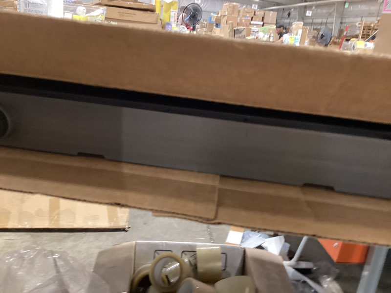 Condition photo showing Good Condition for mypet north states paws portable pet gate: 26-40" wide. pressure mount. no tools needed. made in usa, 23" tall, expandable, durable dog gates for doorways, fieldstone gray