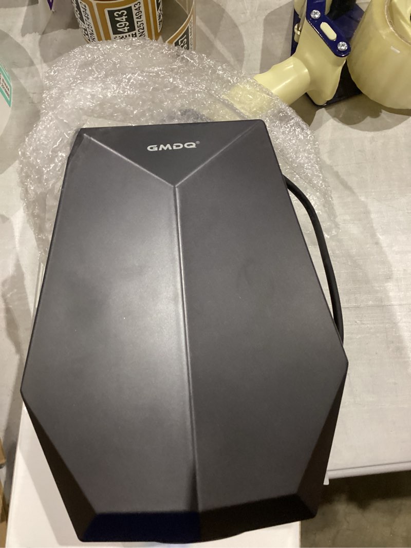 Condition photo showing New/Like New for 1600W Powerful Hand Dryer, Wall-Mounted Quiet Bathroom Dryer with No-Drill Installation, Compact Automatic Sensor Dryer for Home, Kitchen, Hotel(Black and White) (Black)