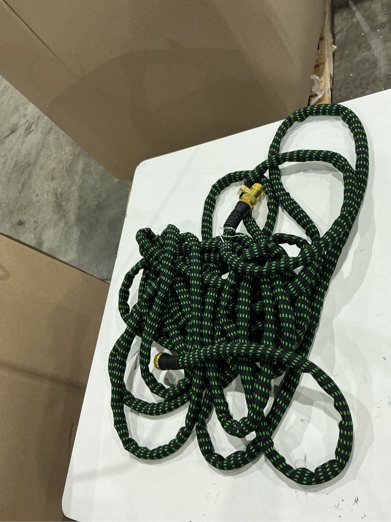 Condition photo showing Good Condition for flex-able hose xtreme 1-in x 50-ft kink free woven green hose