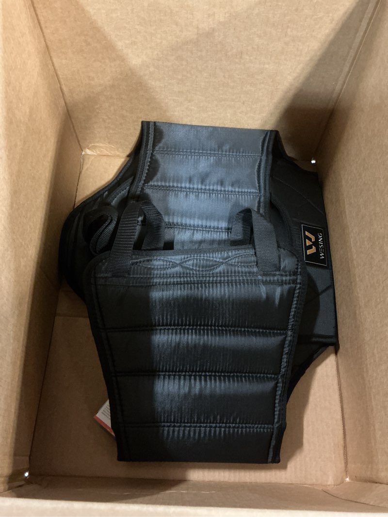 Condition photo showing Good Condition for Wesing Martial Arts Muay Thai Boxing Chest Protector MMA Sanda Chest Guard XX-Large Black