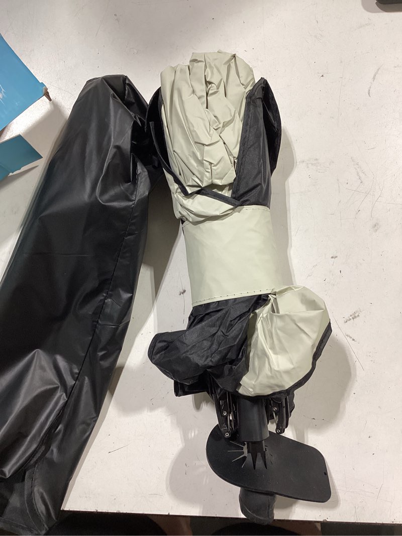 Condition photo showing Good Condition for kust sun shade umbrella for 2017-2026 tesla model y/model 3 sunshade accessories (fit 25-26 model y juniper / 2024 model 3 highland) upgraded foldable sunshade umbrella, blocks uv rays keep car cool for | tesla 17-26