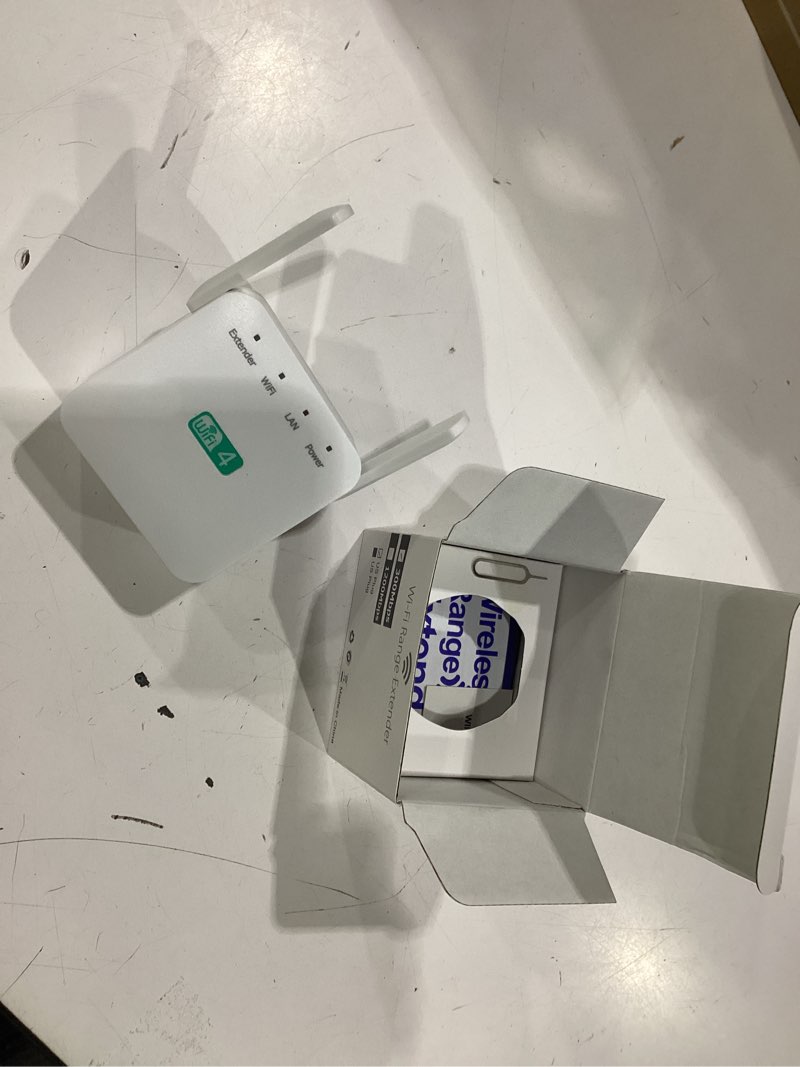Condition photo showing New/Like New for speed wave wifi extender 2025 extendtecc wifi booster wireless signal booster 300mbps, extend tecc wifi repeater wireless signal booster 2.4 ghz dual band 360° full coverage internet extender