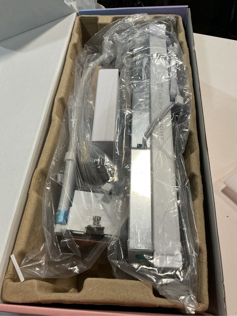 Condition photo showing Good Condition for Frozen Infinity 360 White CPU Aio Cooler,TL-M12W*3 PWM Fans,Computer CPU Water Cooler,ARGB Infinity Mirror,360 CPU Liquid Cooling:LGA1851/1700/1150/1151/1200/2011,PC Water Cooling 360MM White-360MM