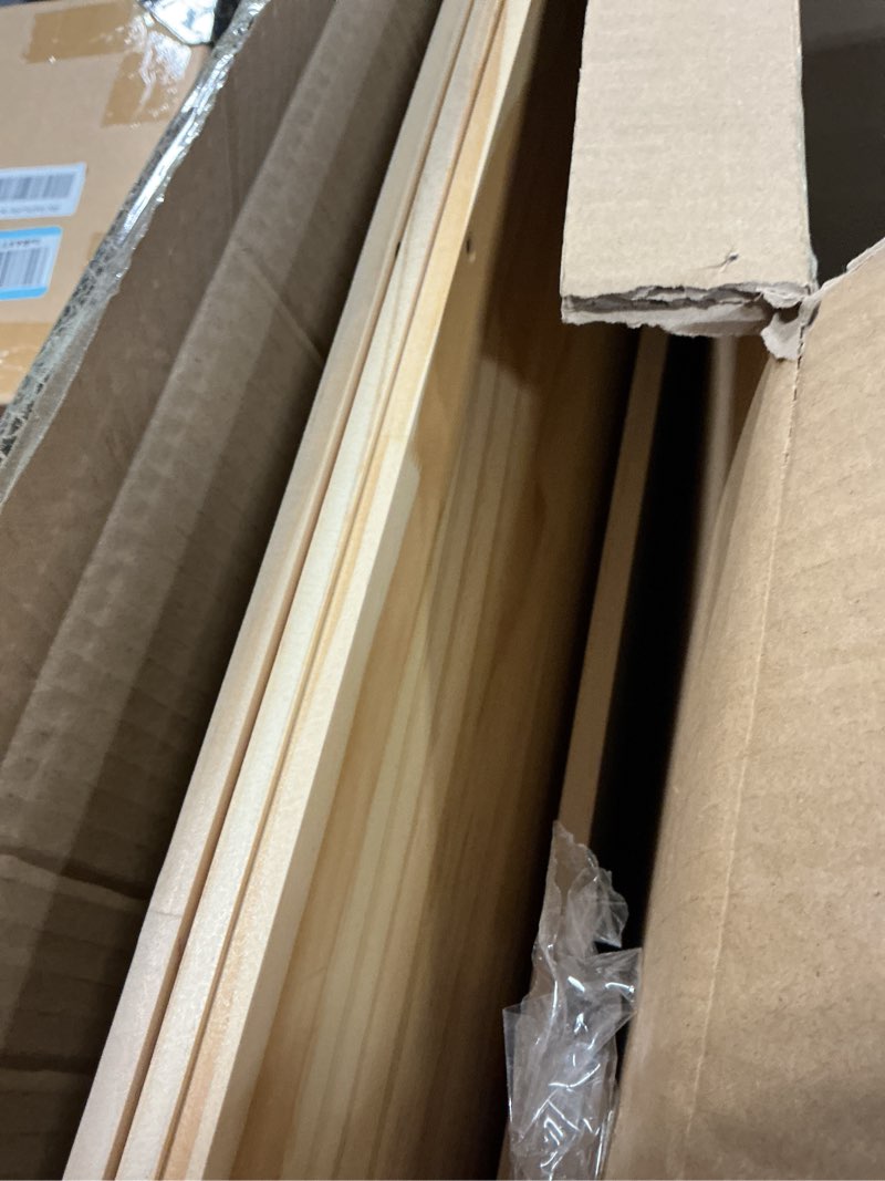 Condition photo showing Good Condition for 16 * 36 in wooden wire shelf cover 3 pcs removable pantry shelf cover wire rack covers with screw accessories for kitchen closet bathroom store office