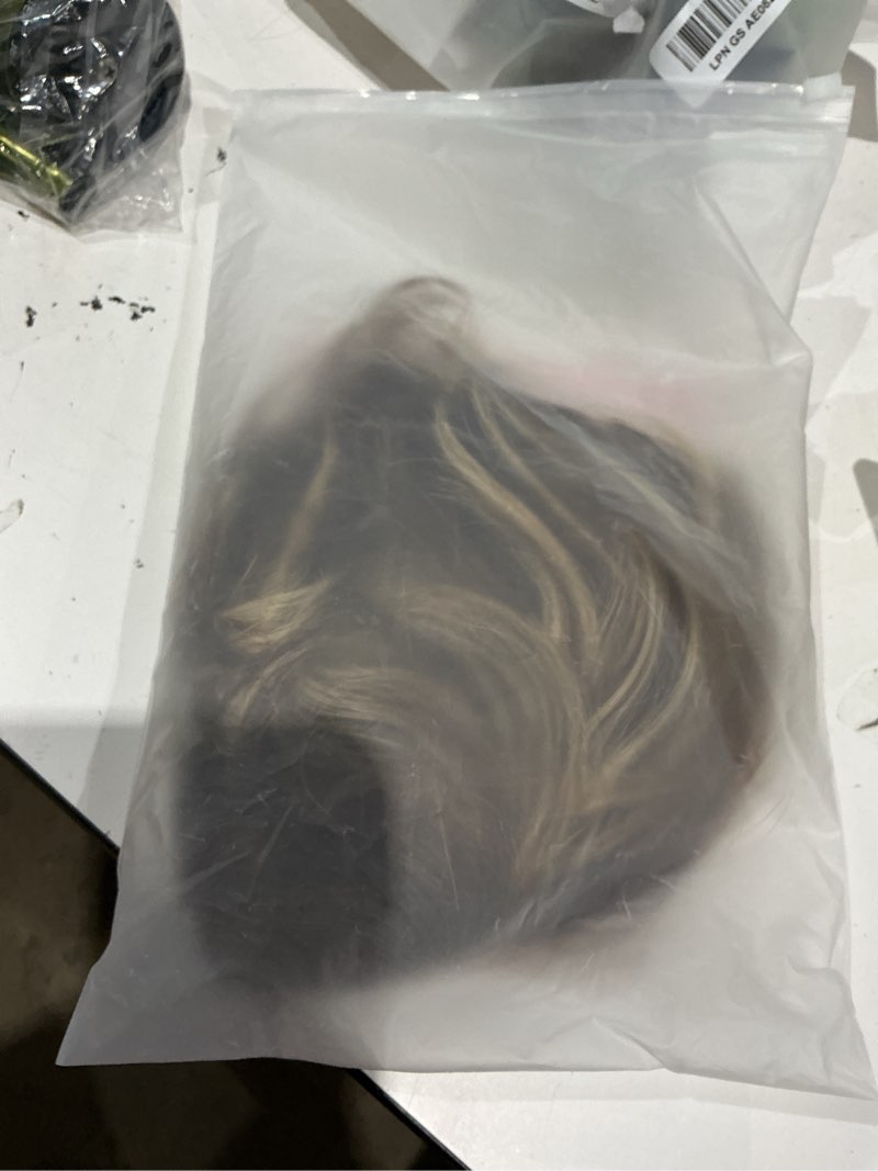 Condition photo showing Good Condition for p4/27 pixie cut wigs for black women pixie cut wig human hair wig with bangs highlight short human hair wig lace front wig full machine wigs 150% density (4/27 color)