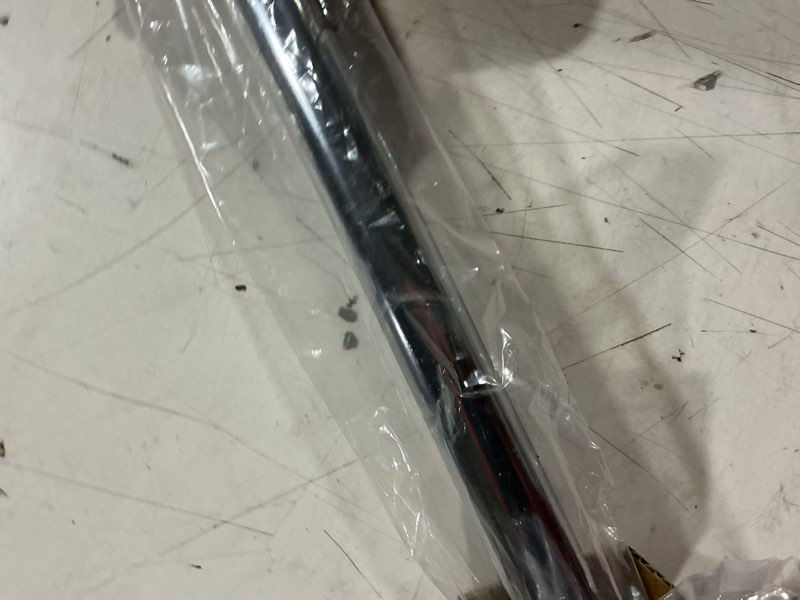 Condition photo showing Good Condition for ivilon shower tension curtain rod - adjustable tension rod for shower curtains, bathroom, or windows, easy to install, no drilling required, rustproof, spring loaded, adjustable 54 to 90 inch chrome 54" to 90" chrome