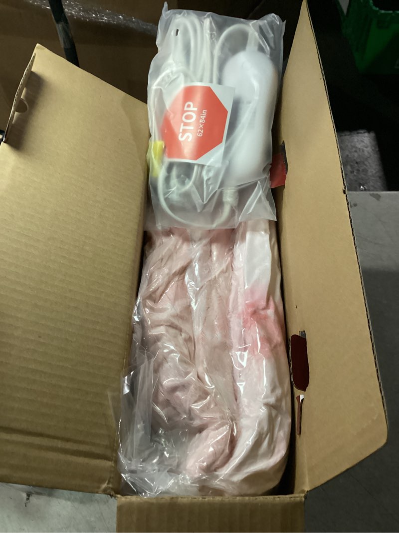 Condition photo showing New/Like New for Homemate Electric Heated Blanket Twin Size - 62"x84" Heating Blanket Twin Size 1/2/4/6/8 Hours Auto-Off 10 Heat Level Over-Heat Protection Luxury Faux Fur Sherpa ETL Certification 24 - Tie-dyed Pink 62 Inch x 84 Inch