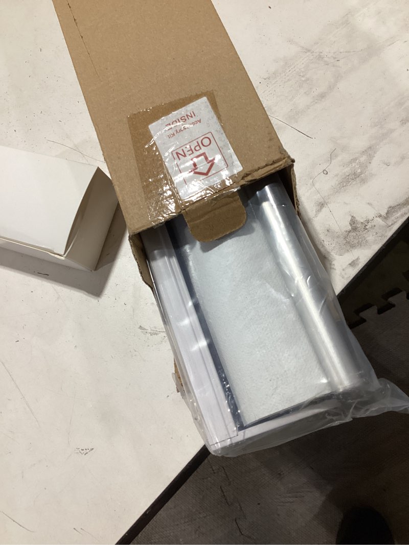 Condition photo showing Good Condition for GENIMO 100% Blackout Roller Window Shades, Window Blinds Cordless with Thermal Insulated, UV Protection Fabric, French Door Blinds for Bedroom, Home, Office, Easy to Install, Grey, 31" W X 72" H A.grey | 100% Blackout 31"W x 72"H