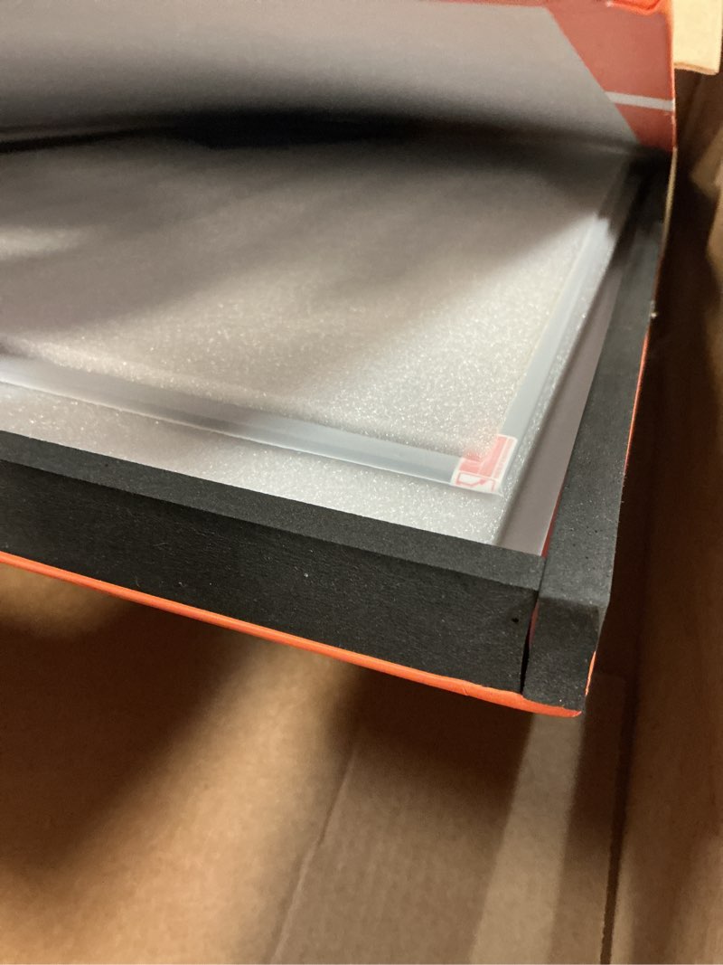 Condition photo showing Good Condition for pjovory magnetic 24 inch privacy screen hanging for computer monitor 16:9 aspect ratio,anti glare blue light private protector eye care,removable anti spy filter shield for digital workplaces 24'' privacy filter 16:9
