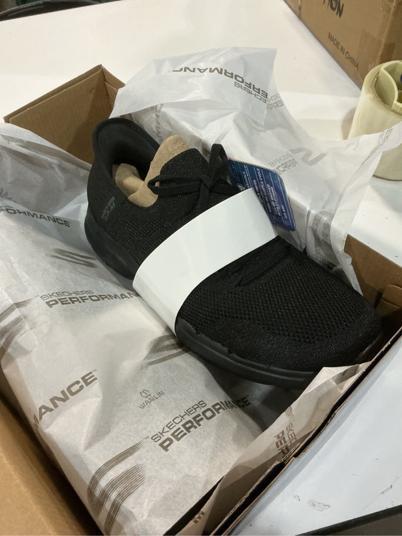 Condition photo showing New/Like New for Skechers Women's Skechers Women's Hands Free Slip-ins Go Walk 6-Lovely Day, Black, 9.5