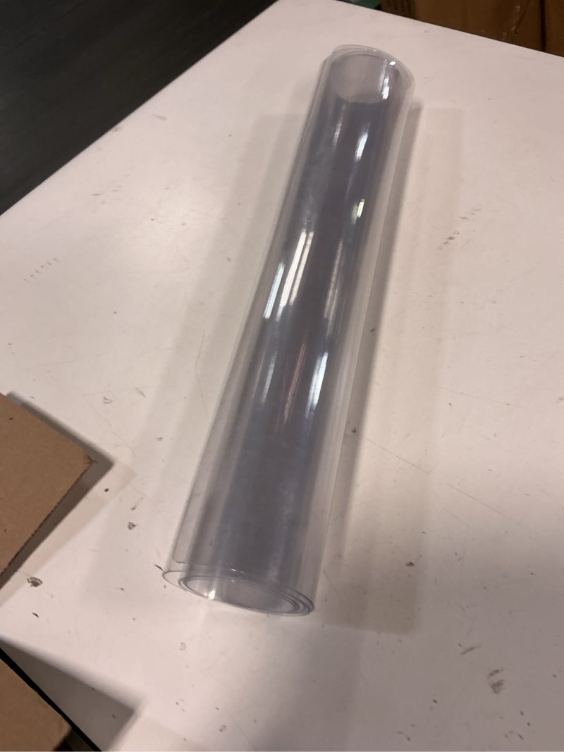 Condition photo showing Good Condition for 20x40 inch Clear PVC Table Cover Protector 1.5mm Thick Crystal Plastic Desk Pad Waterproof Vinyl Table Top Protector Mat for Coffee Table Dining Table Writing Workcountertop Desk Easy Clean Non-Slip Clear Rectangle 1.5mm 20"x40"