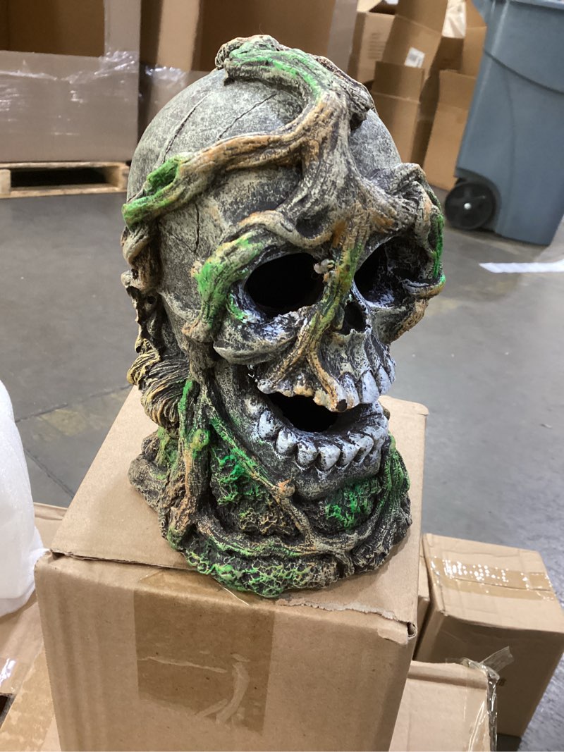 Glofish cycle xl skull for aquarium